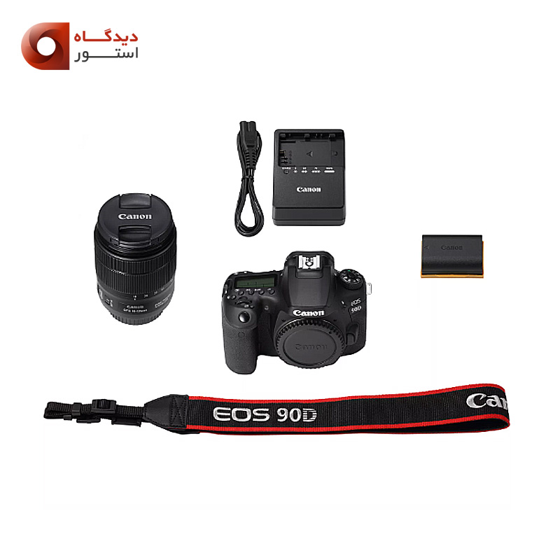 دوربین عکاسی کانن Canon EOS 90D DSLR kit EF-S 18-135mm IS USM