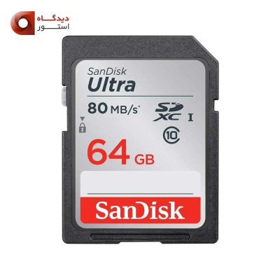 کارت حافظه سندیسک Sandisk SD 64 GB 80 MB/S A1