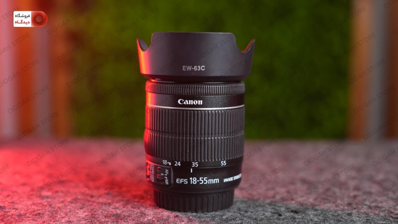 لنز کانن Canon EF-S 18-55mm f/3.5-5.6 IS STM – دست دوم